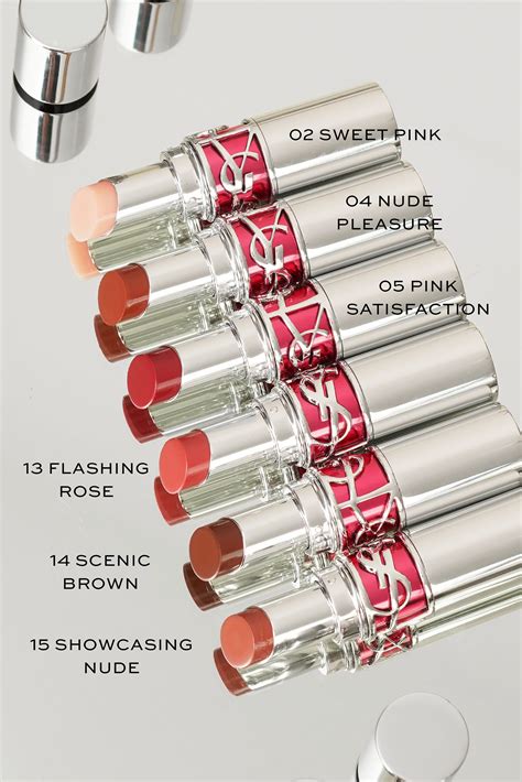 ysl lips|ysl lip gloss chart.